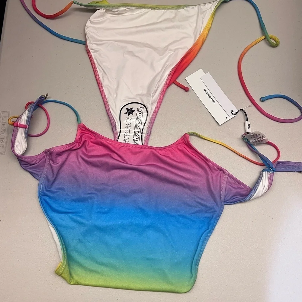 NWT PARADISE CITY SPAGHETTI STRAP ONE PIECE SWIMSUIT by Monica Hansen Beachwear